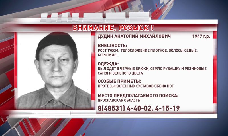 В Ярославской области ищут 73-летнего мужчину