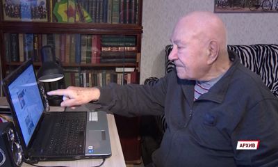 Ветеран Великой Отечественной войны Михаил Пеймер из Ярославля представил книгу своих воспоминаний