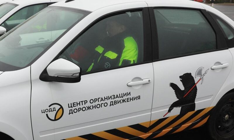 Губернатор Михаил Евраев принял участие в демонстрации брендированных патрульных машин