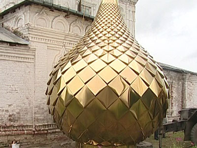 Купол на храме Рождества