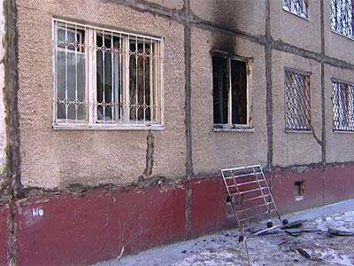 Пожар на улице Громова