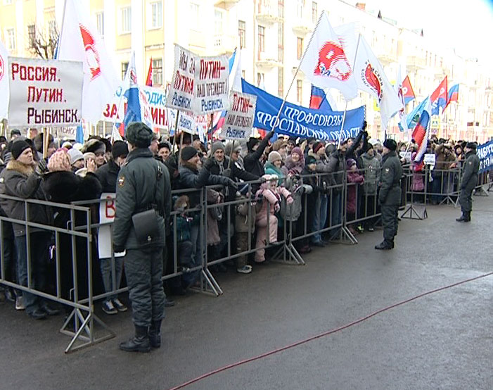 Митинг в поддержку Владимира Путина