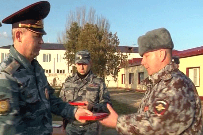 Проверка командированных полицейских на Северный Кавказ