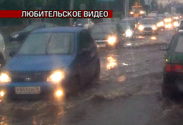 В поселке Борисоглебский спасаются от воды