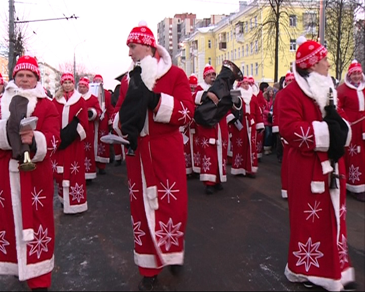 В Рыбинске снова пройдет парад Дедов Морозов