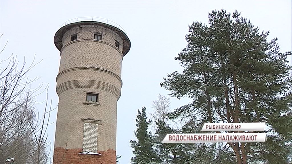 В поселке Тихменево удалось восстановить водонапорную башню и наладить напор воды