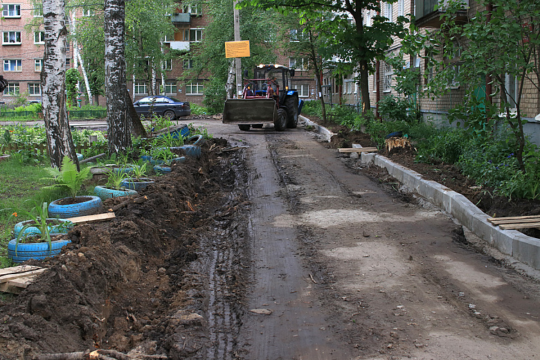 В рамках проекта «Решаем вместе» началось благоустройство дворов на Чкалова