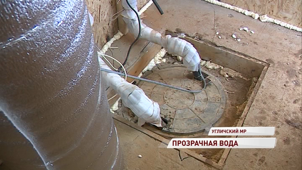 Жители деревни в Угличском районе теперь пьют чистую воду: на скважине поставили новые фильтры