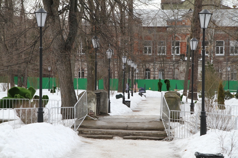 Карякинский парк закрывается на весеннюю просушку