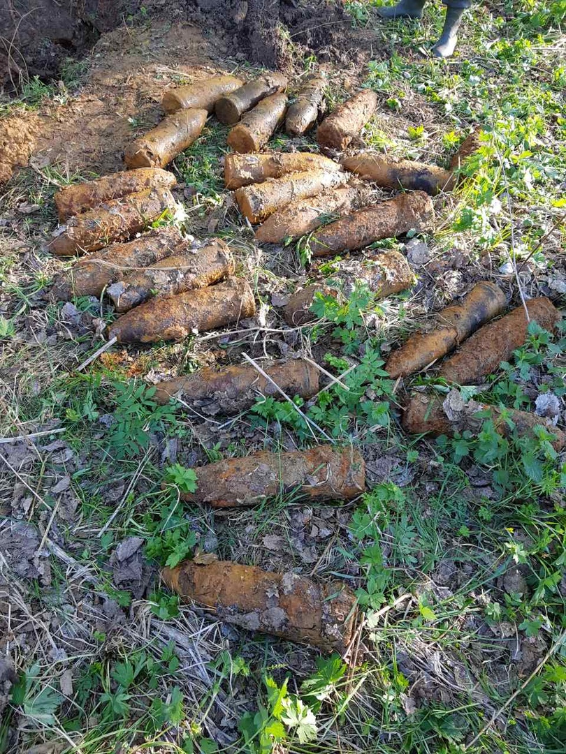 В Ярославской области нашли 35 артиллерийских снарядов и боевую гранату