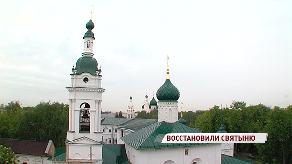 В Ярославле реставраторы завершили восстановление колокольни церкви Спаса Нерукотворного