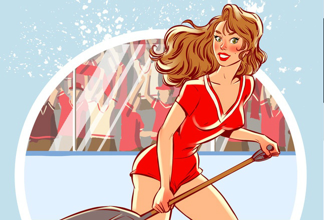 Рыбинский художник нарисовал календарь в стиле пин-ап с сексуальными хоккеистками
