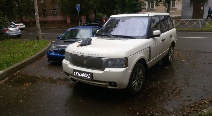 В Ярославле неизвестный воткнул топор в иномарку из-за неправильной парковки