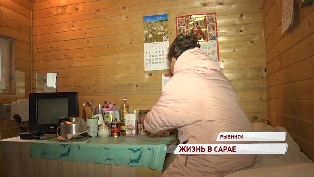 Жительница Рыбинска пять лет ютится в сарае из-за соседа, спалившего дом