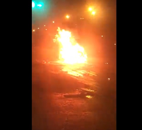 В огненном ДТП на Московском проспекте погибли два человека
