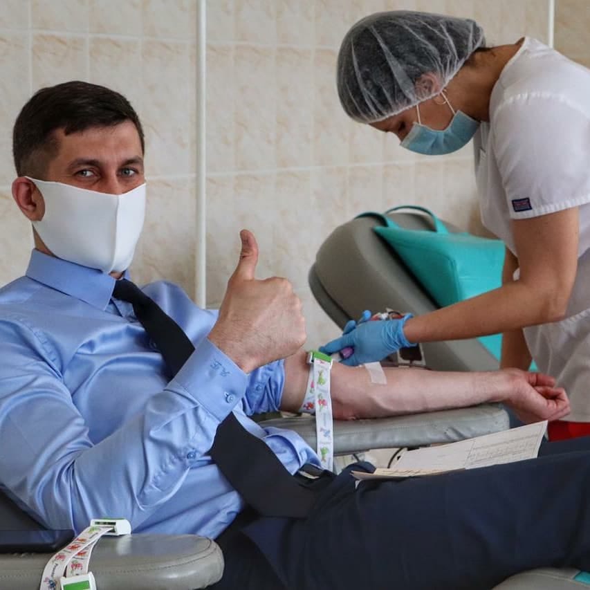 Председатель муниципалитета Ярославля присоединился к акции “Оставайся донором”