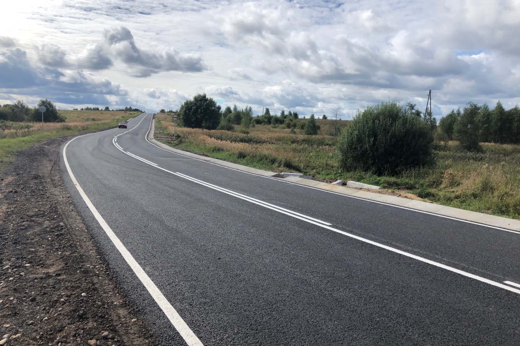 В Ярославской области отремонтировали участок дороги Говырино – Дмитриевское – Нагорье