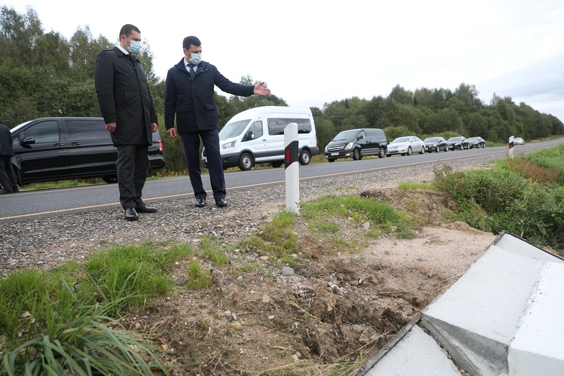 Дмитрий Миронов проверил качество ремонта дорог в Гаврилов-Ямском районе