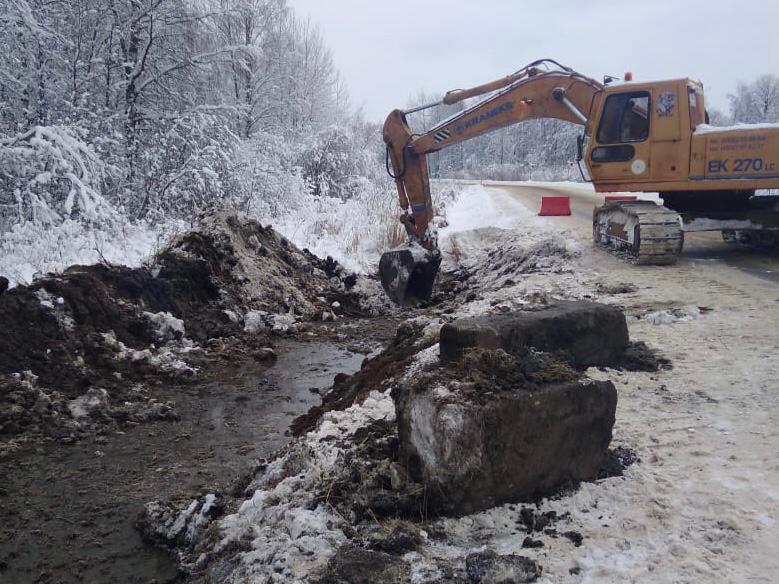 В Ярославской области начался ремонт дороги в Некоузском районе