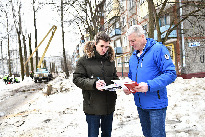 В Дзержинском районе Ярославля начались работы в рамках проекта «Решаем вместе!»