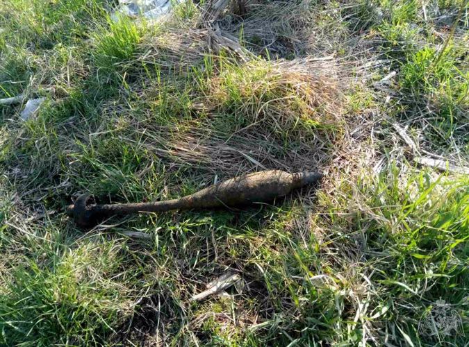 В Рыбинске местные жители нашли снаряд середины прошлого века