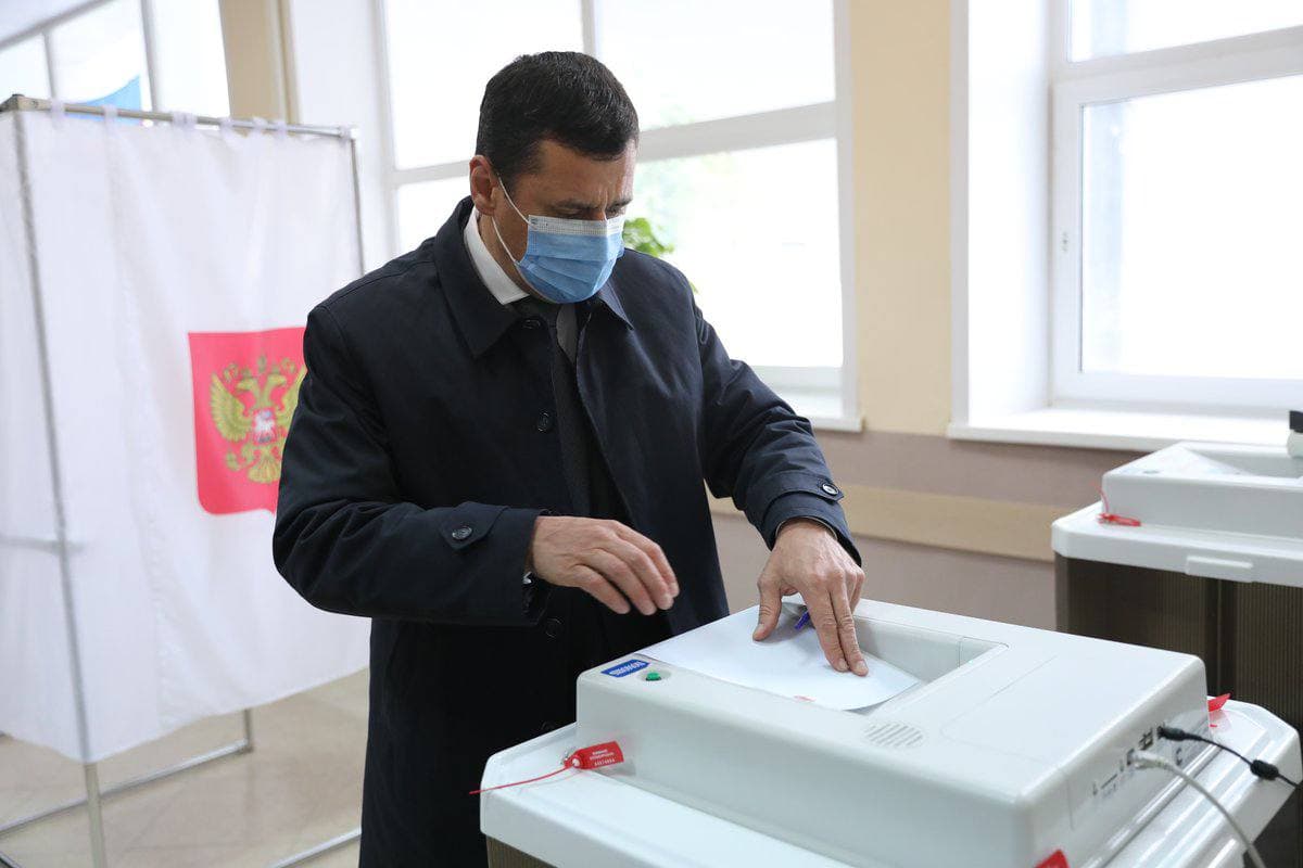 Губернатор Ярославской области принял участие в выборах