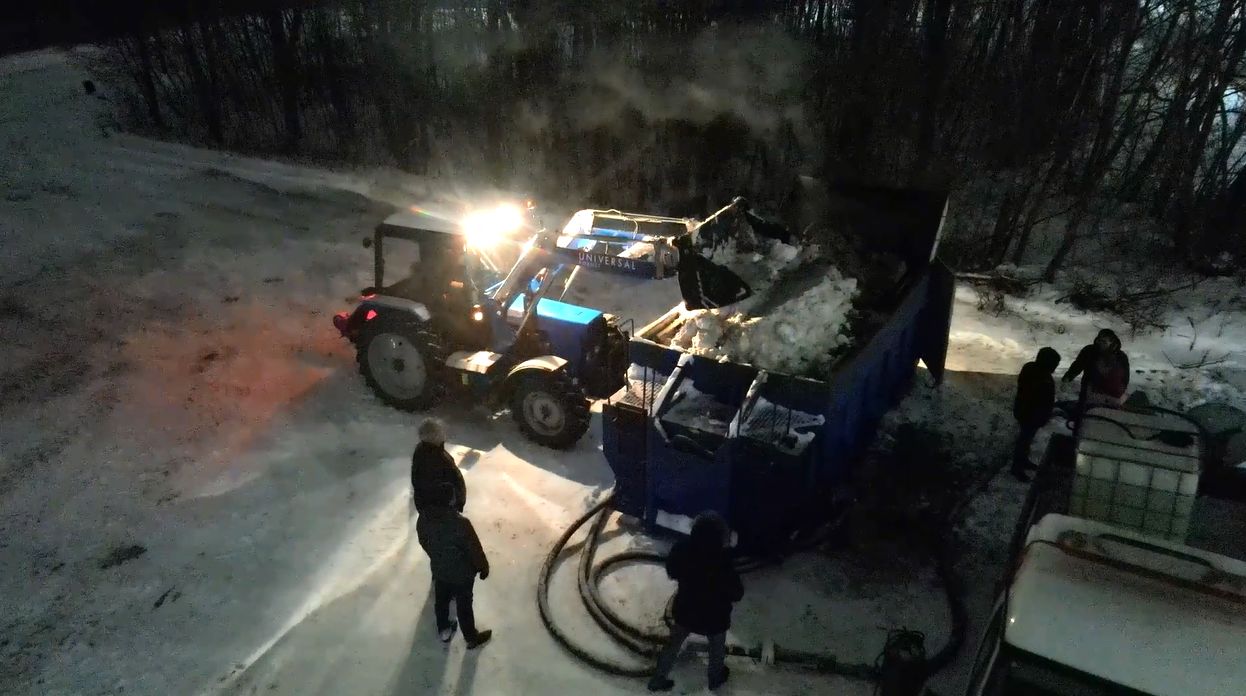 В Ярославле появилась снегоплавительная станция