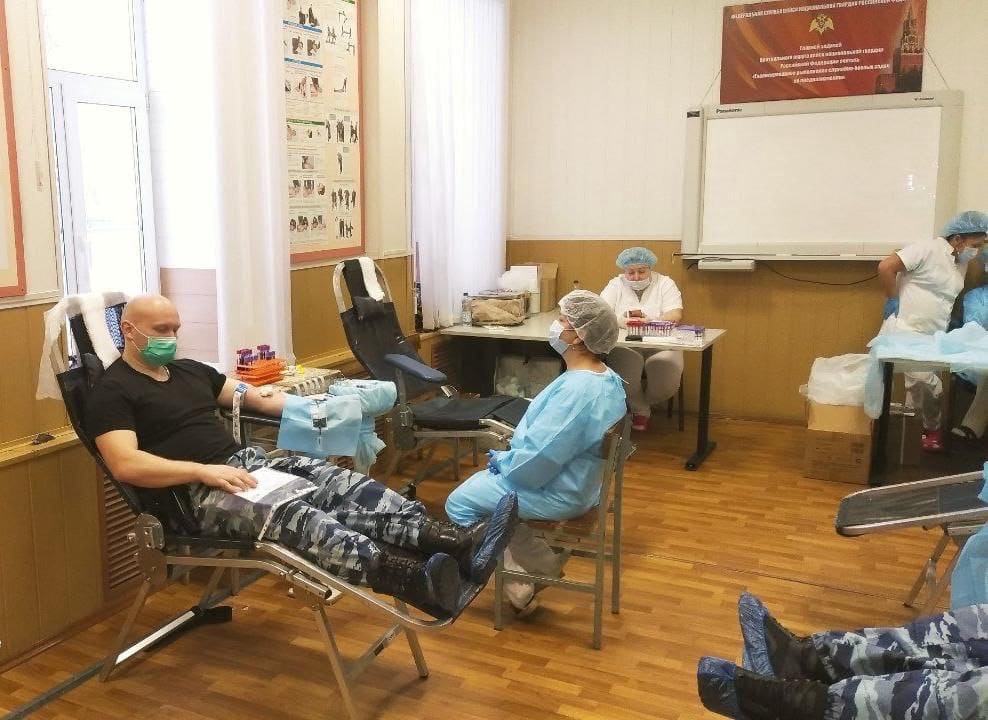 Росгвардейцы из Ярославля пополнили банк крови региона на 32 литра