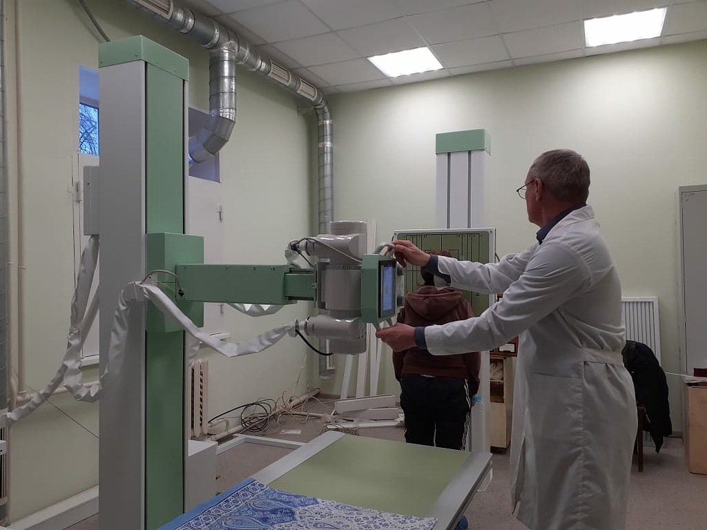 Современный цифровой рентгеновский аппарат поступил в Бурмакинскую районную больницу №1
