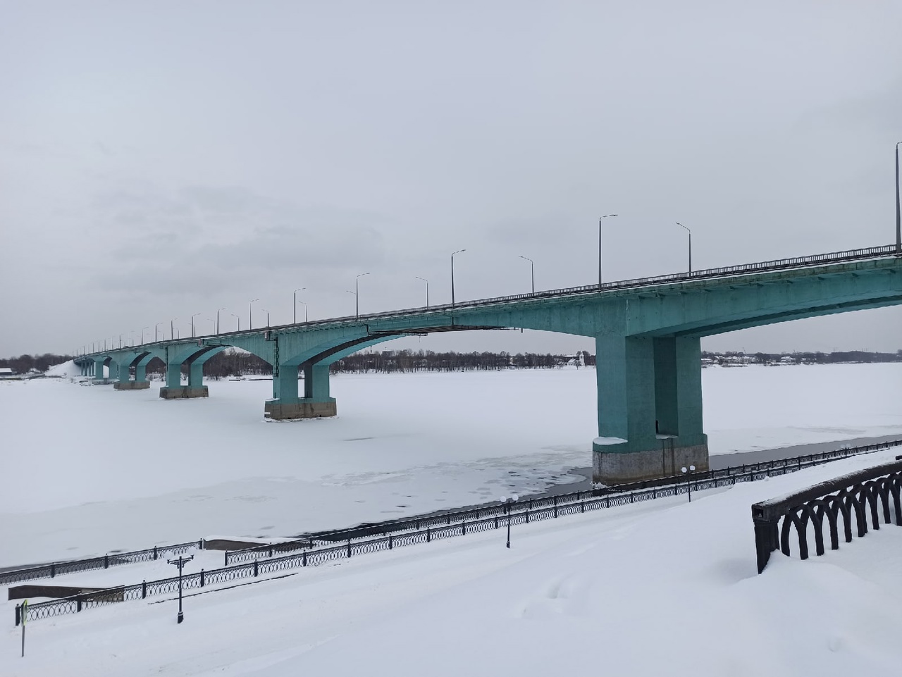 Октябрьский мост в Ярославле отремонтируют в этом году