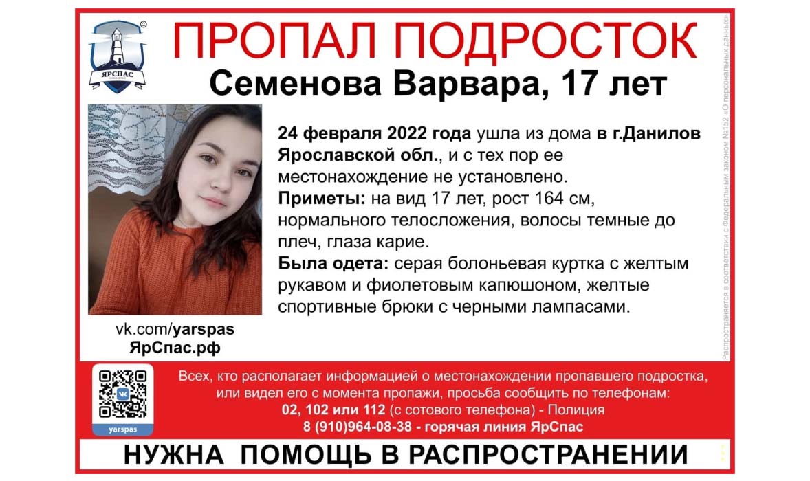 В Ярославской области пропала девушка с ребенком: волонтеры сообщили о начале поисков