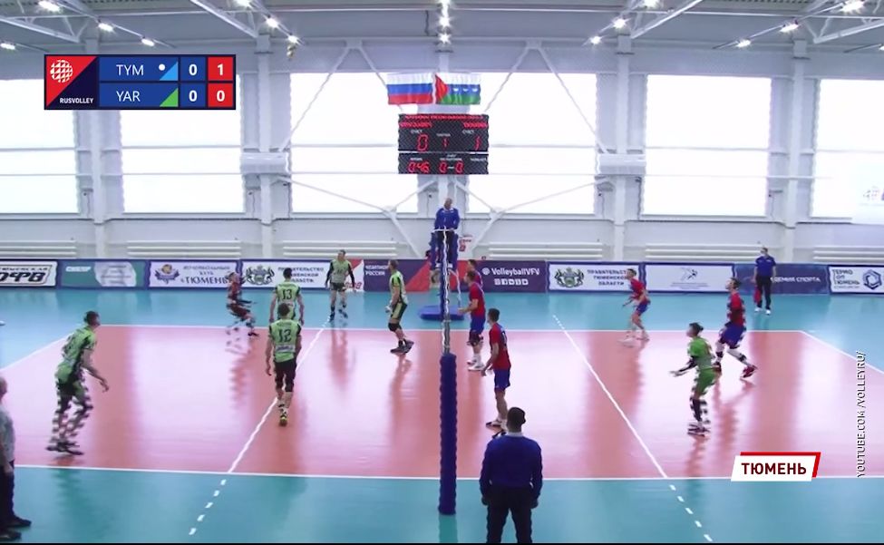 Волейбольный «Ярославич» выиграл и проиграл в двухматчевом противостоянии с «Тюменью»