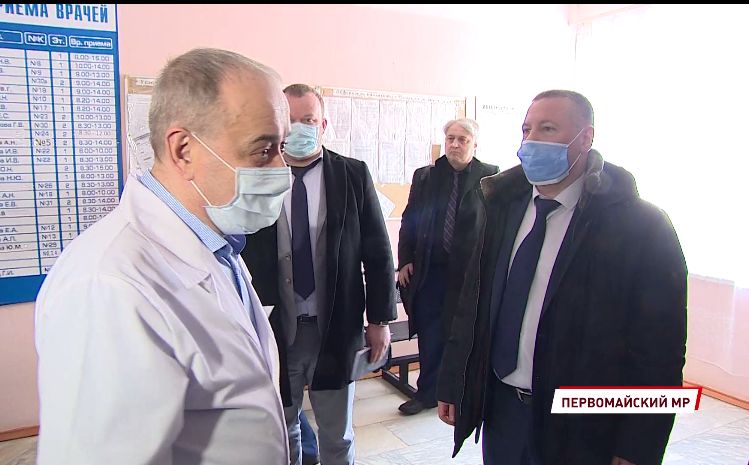 Глава региона Михаил Евраев с рабочим визитом посетил Первомайский район