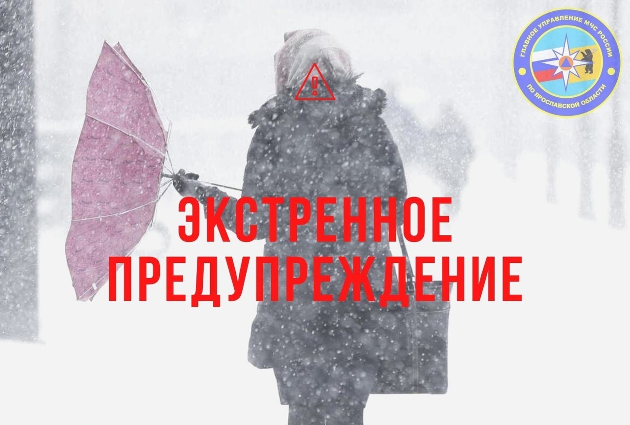 Экстренное предупреждение от МЧС: штормовой ветер обрушится на Ярославль