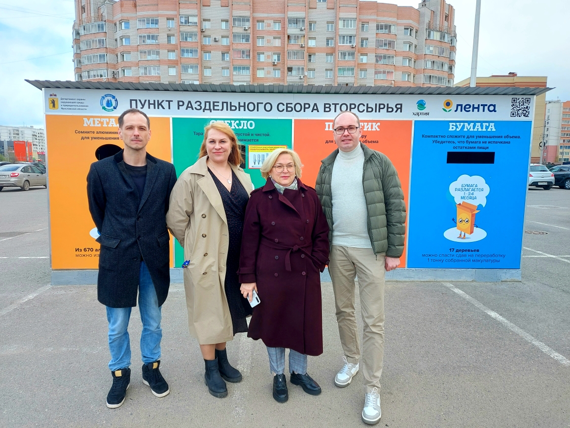В Ярославле появился еще один стационарный комплекс для раздельного сбора отходов