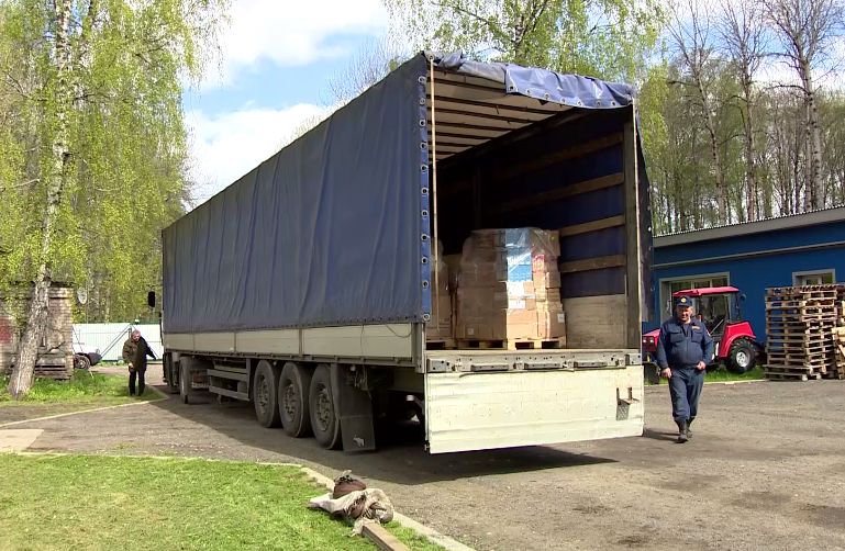 Гуманитарный груз из Ярославля отправился на Донбасс