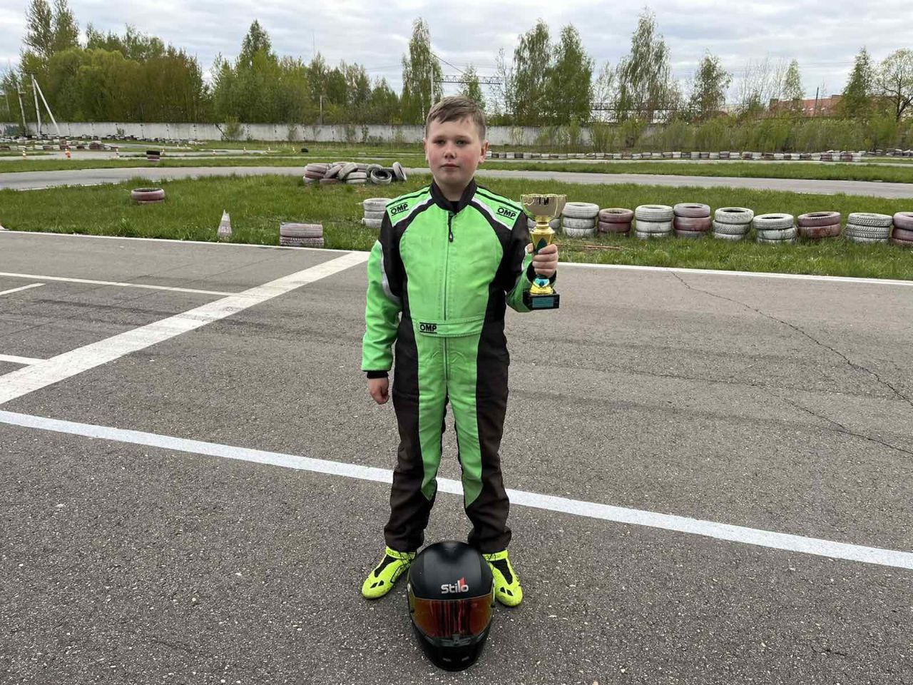 Юный ярославский картингист Федор Кудрявцев победил на 1 этапе Кубка Нечерноземья 2022