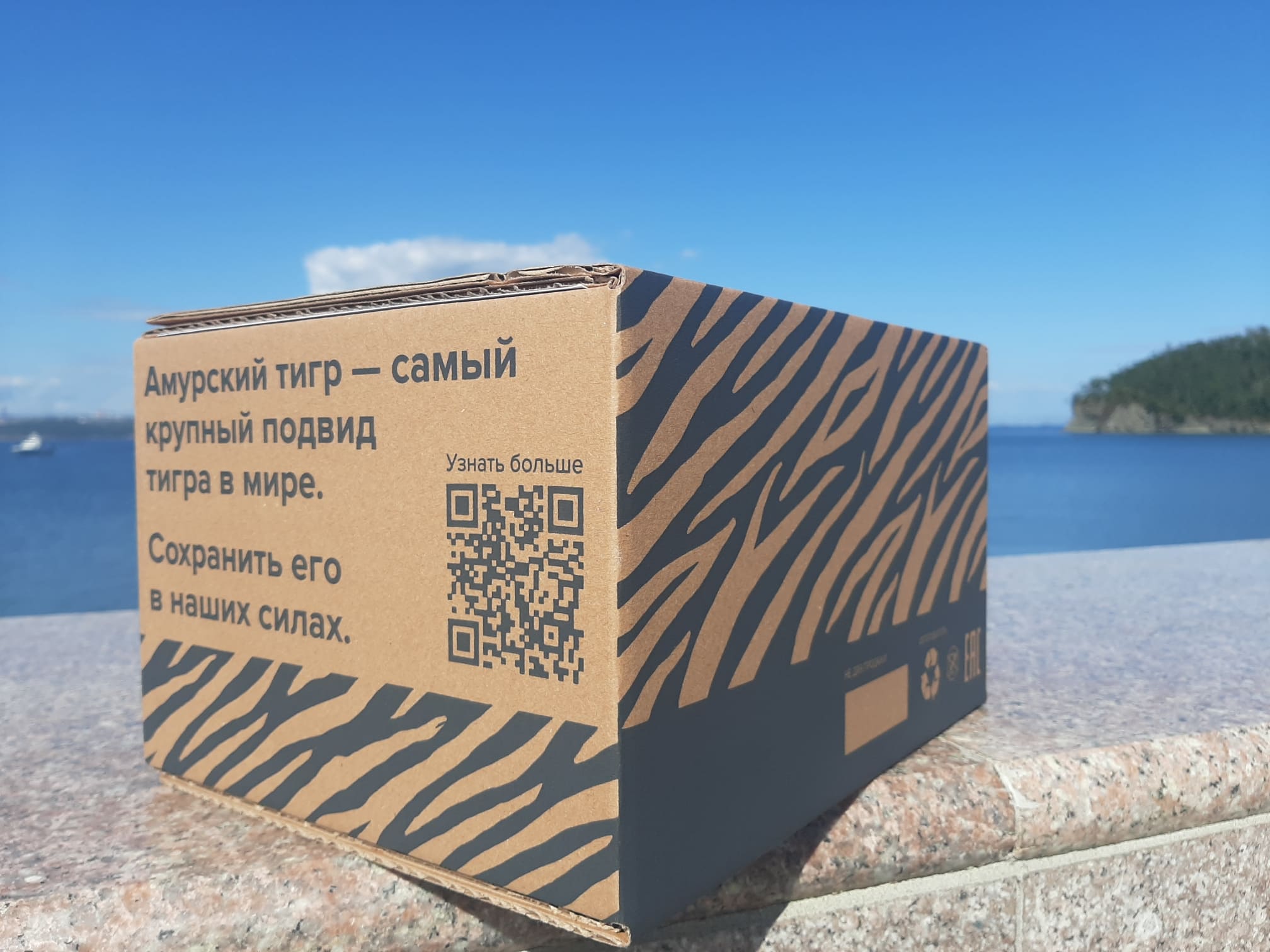 Почта выпустила лимитированную коллекцию упаковки в поддержку проекта по охране амурских тигров