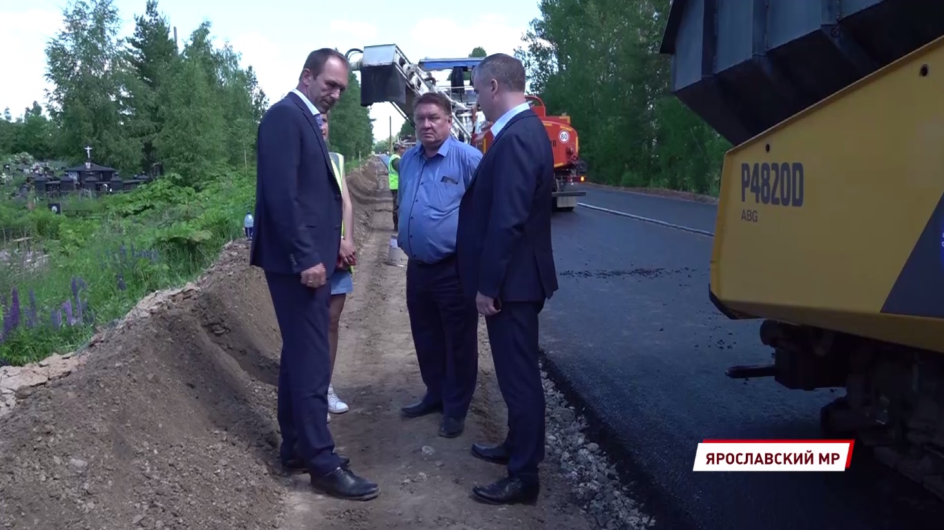 Заканчивается ремонт дороги «Ярославль-Любим»