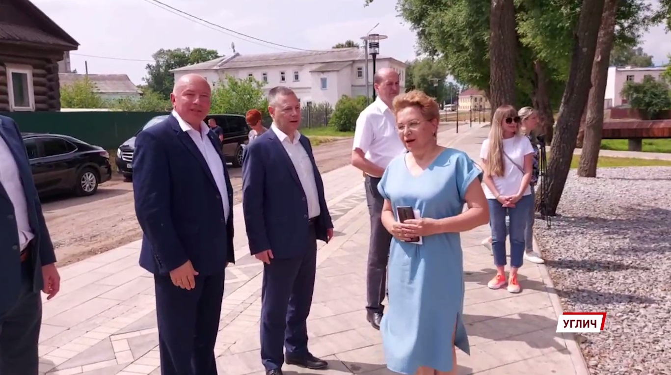 Михаил Евраев с рабочим визитом посетил Углич
