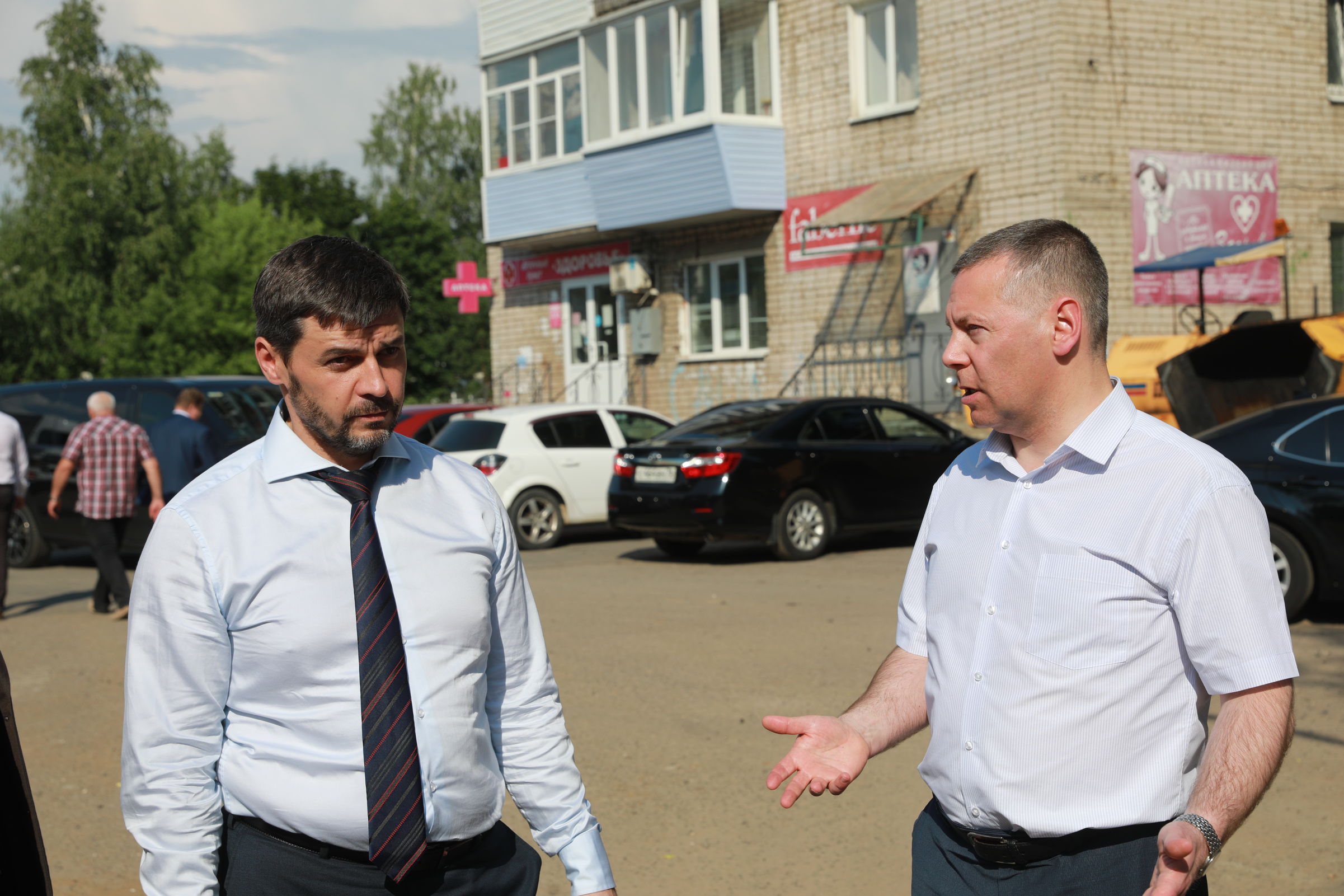 В Рыбинске ​Михаил Евраев проверил объекты благоустройства