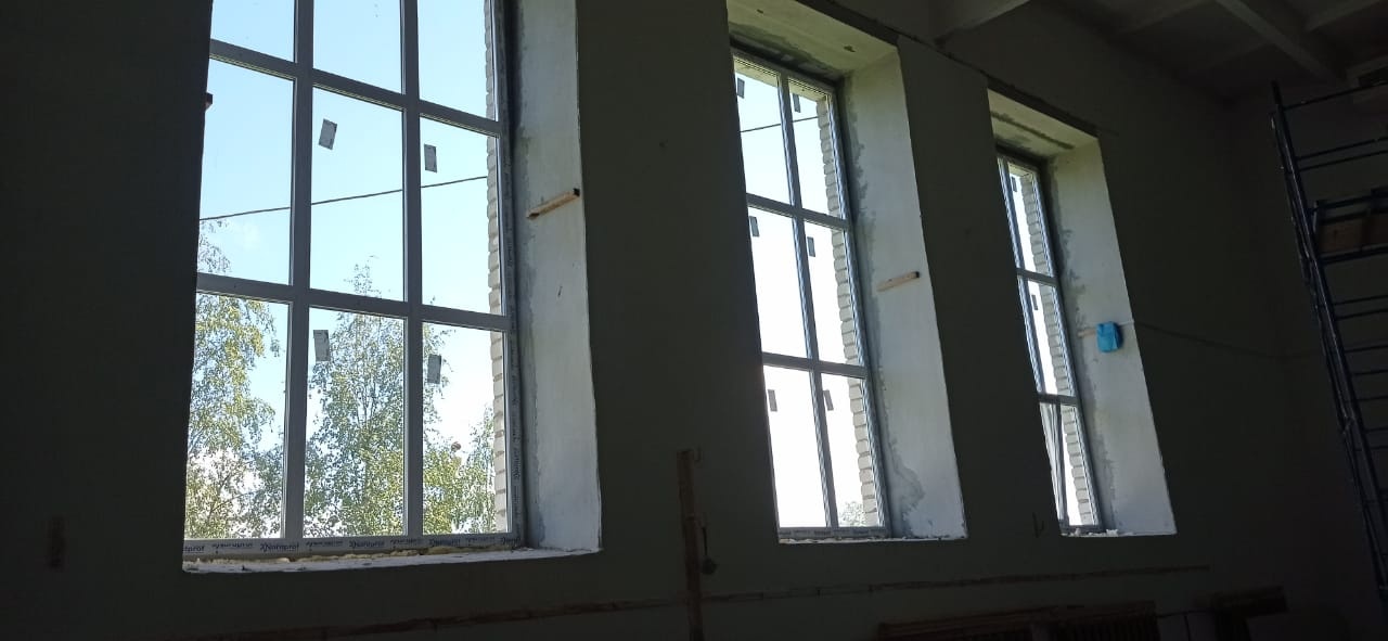 Спортзал Шильпуховской школы Первомайского района отремонтируют к началу нового учебного года