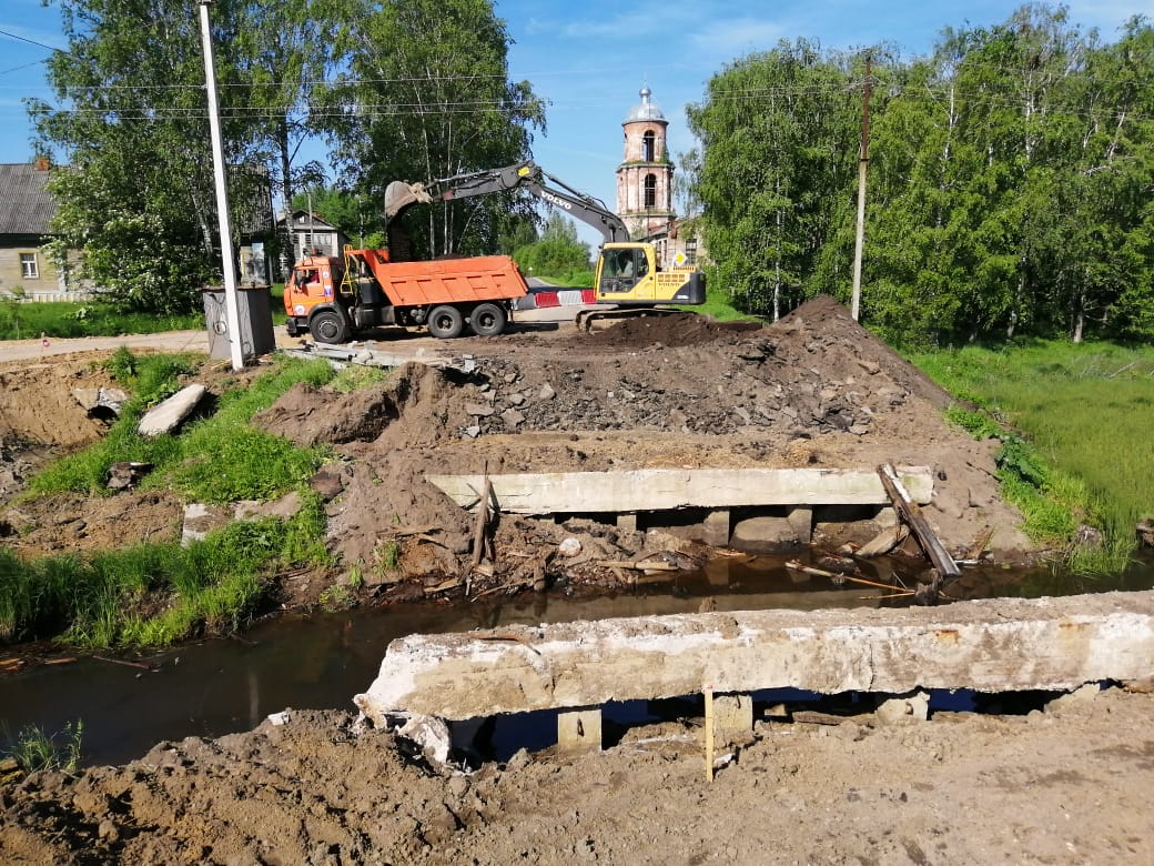 В Ярославской области по дорожному нацпроекту приводят в порядок мостовые сооружения