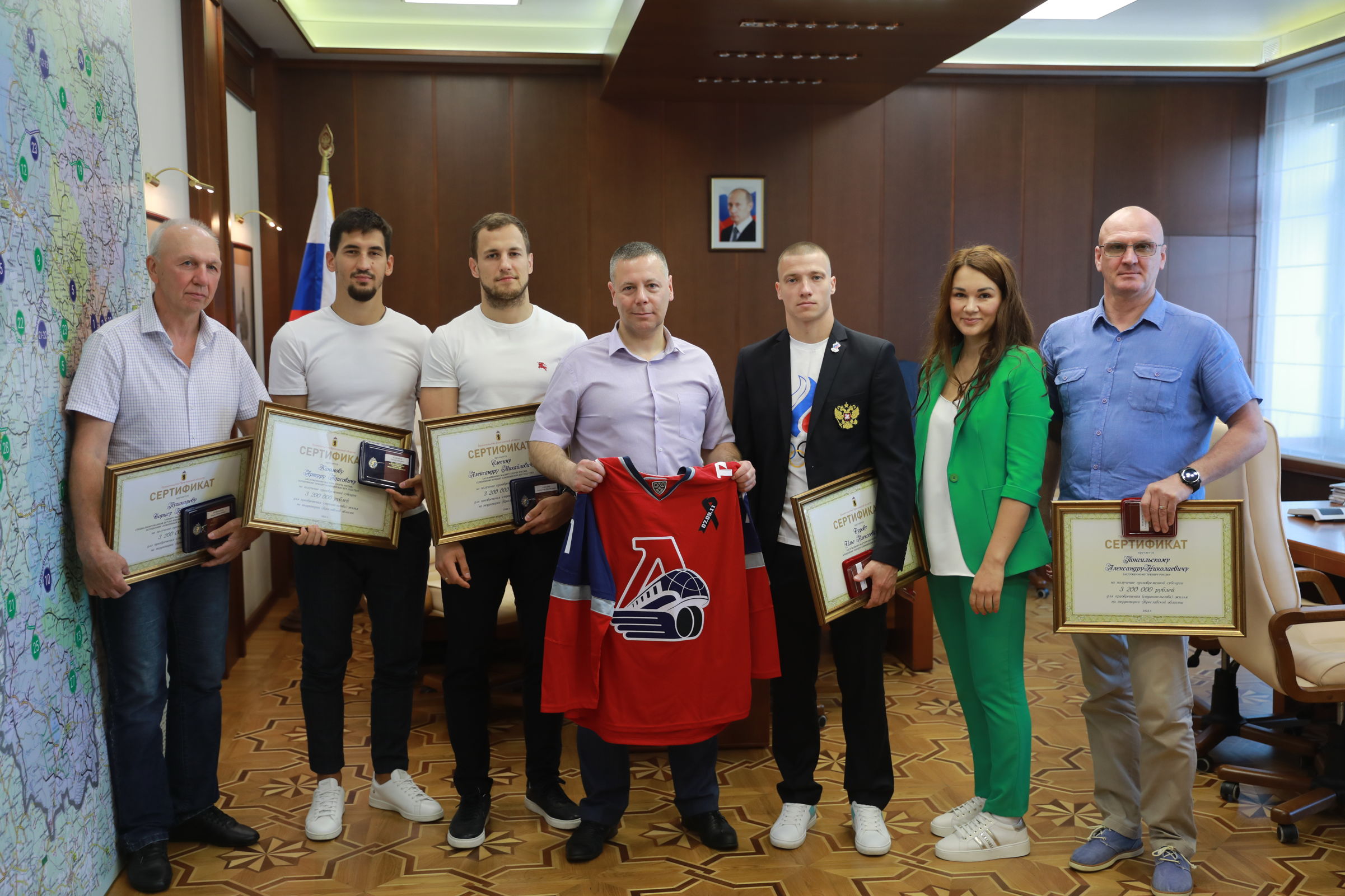 Врио губернатора Ярославской области принял участие во вручении наград призерам Олимпийских игр в Пекине