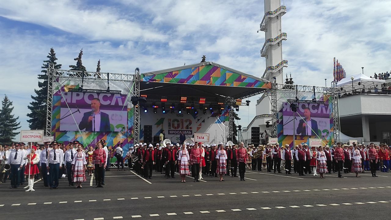 Михаил Евраев принял участие в праздновании Дня города в Ярославле