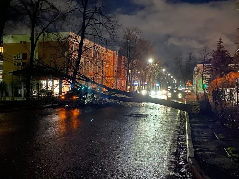 Ярославцы в сети делятся фотографиями последствий ураганного ветра в регионе