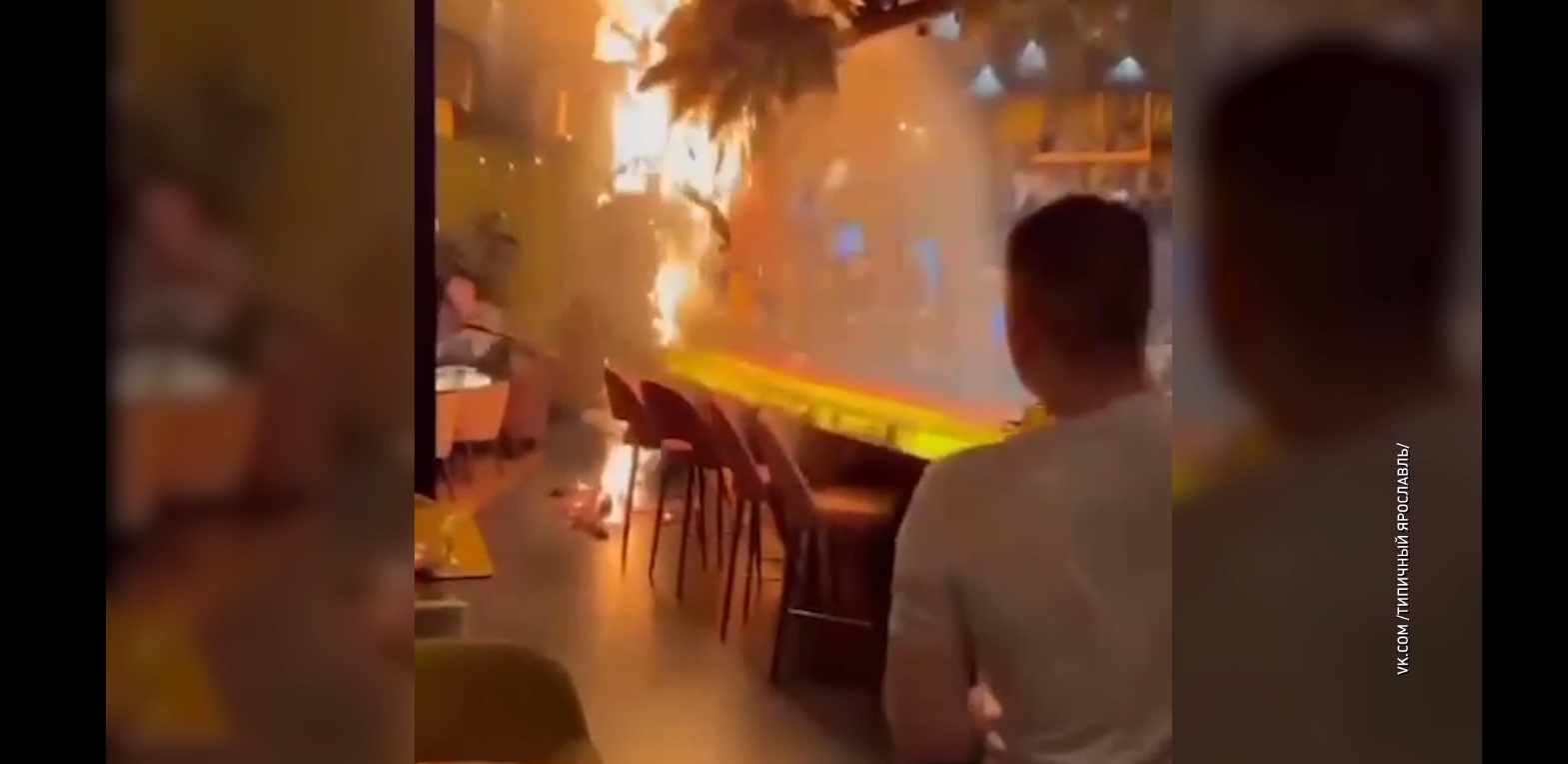 В одном из ярославских ресторанов произошел пожар