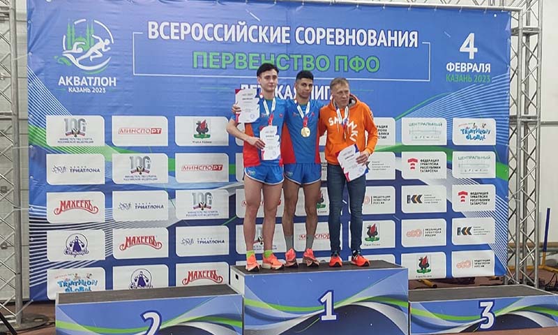 Рыбинские спортсмены стали победителями Кубка России по акватлону в Казани