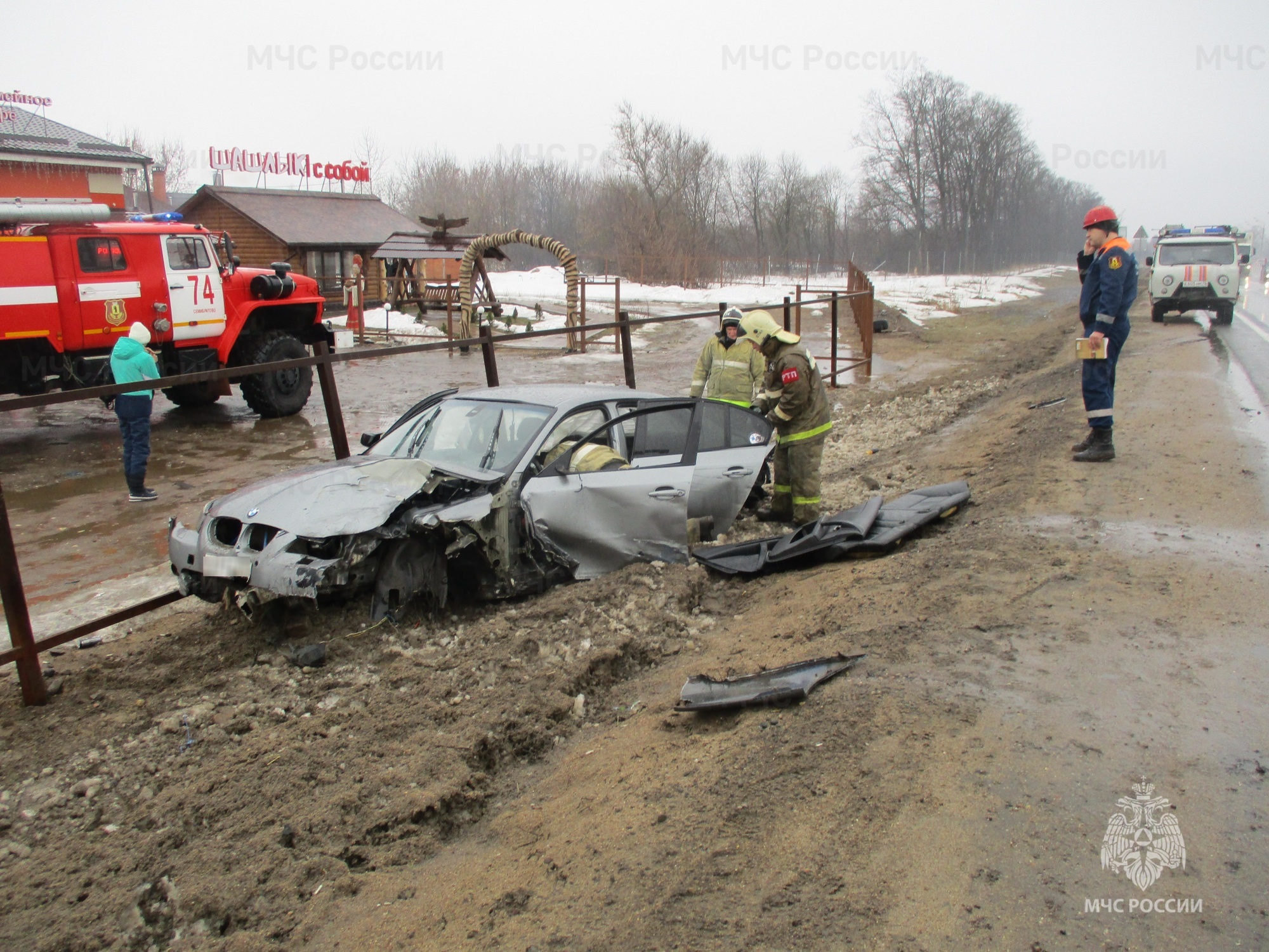 Серьезная авария произошла в Ростовском районе области