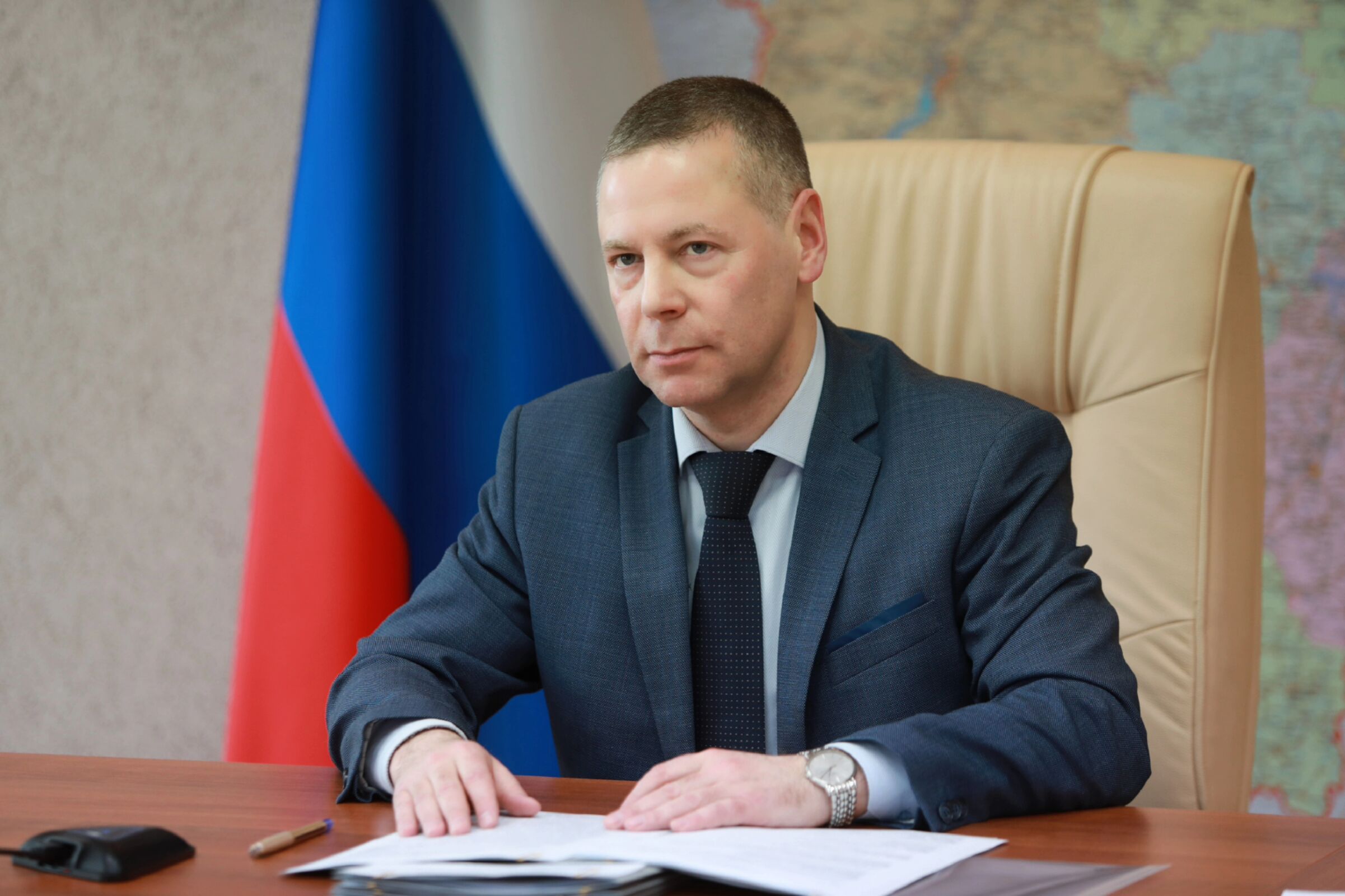 Губернатор Михаил Евраев в режиме ВКС провел личный прием граждан